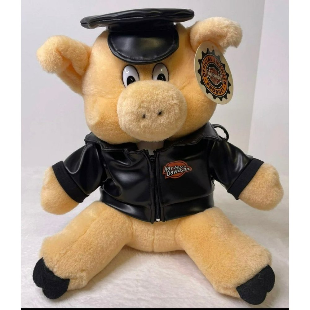 Harley Davidson Plush Pig